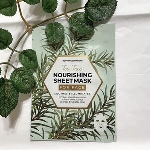 New $5 ea OR 5/$18 Tea Tree Nourishing Sheet Face Mask